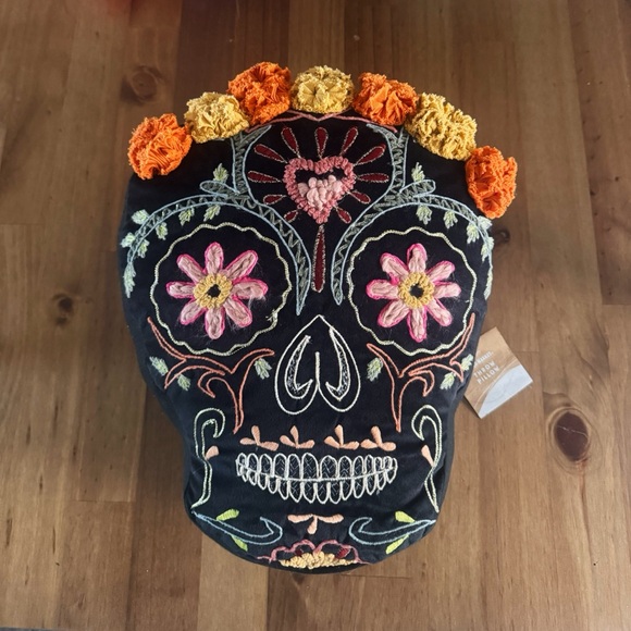 Decorative Pillow 💀🌸🌼 - Picture 1 of 4